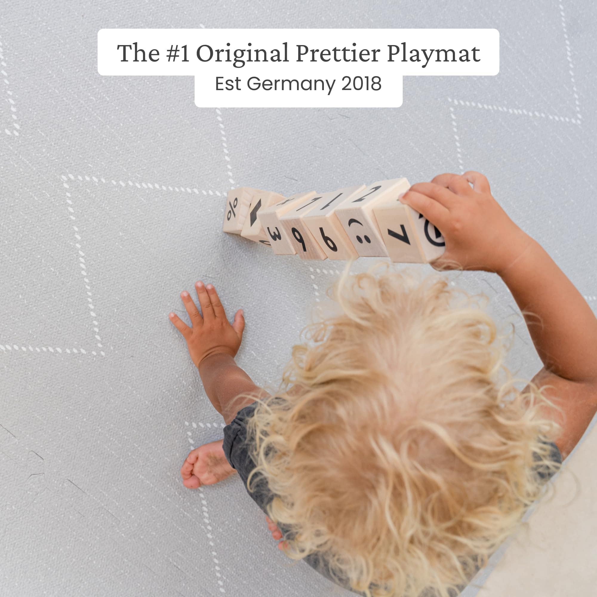 Tapete de juego Toddlekind - Tapete de espuma -Gris - Imagen 6