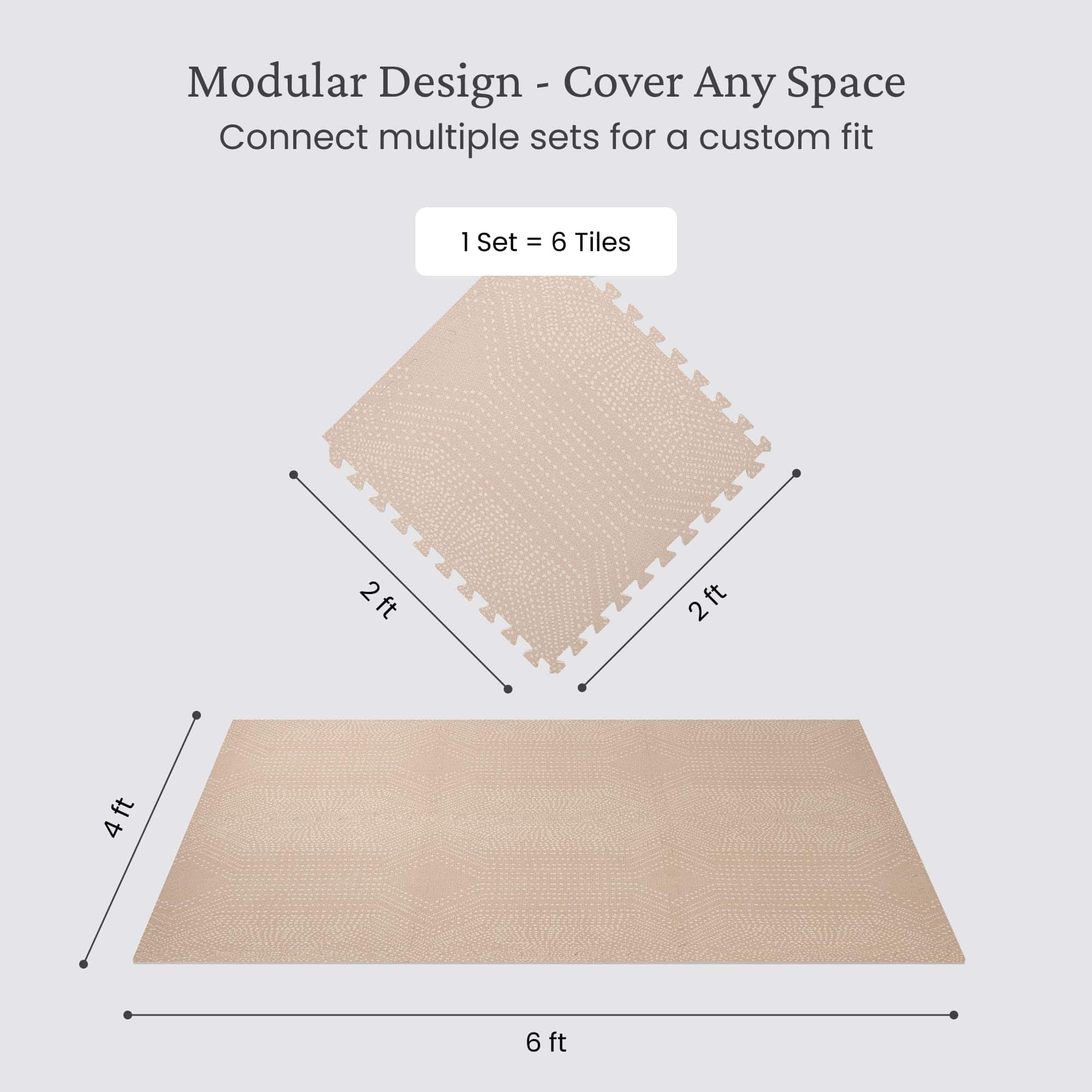 Tapete de Espuma Premium Toddlekind, 4 x 6 pies, - Imagen 4