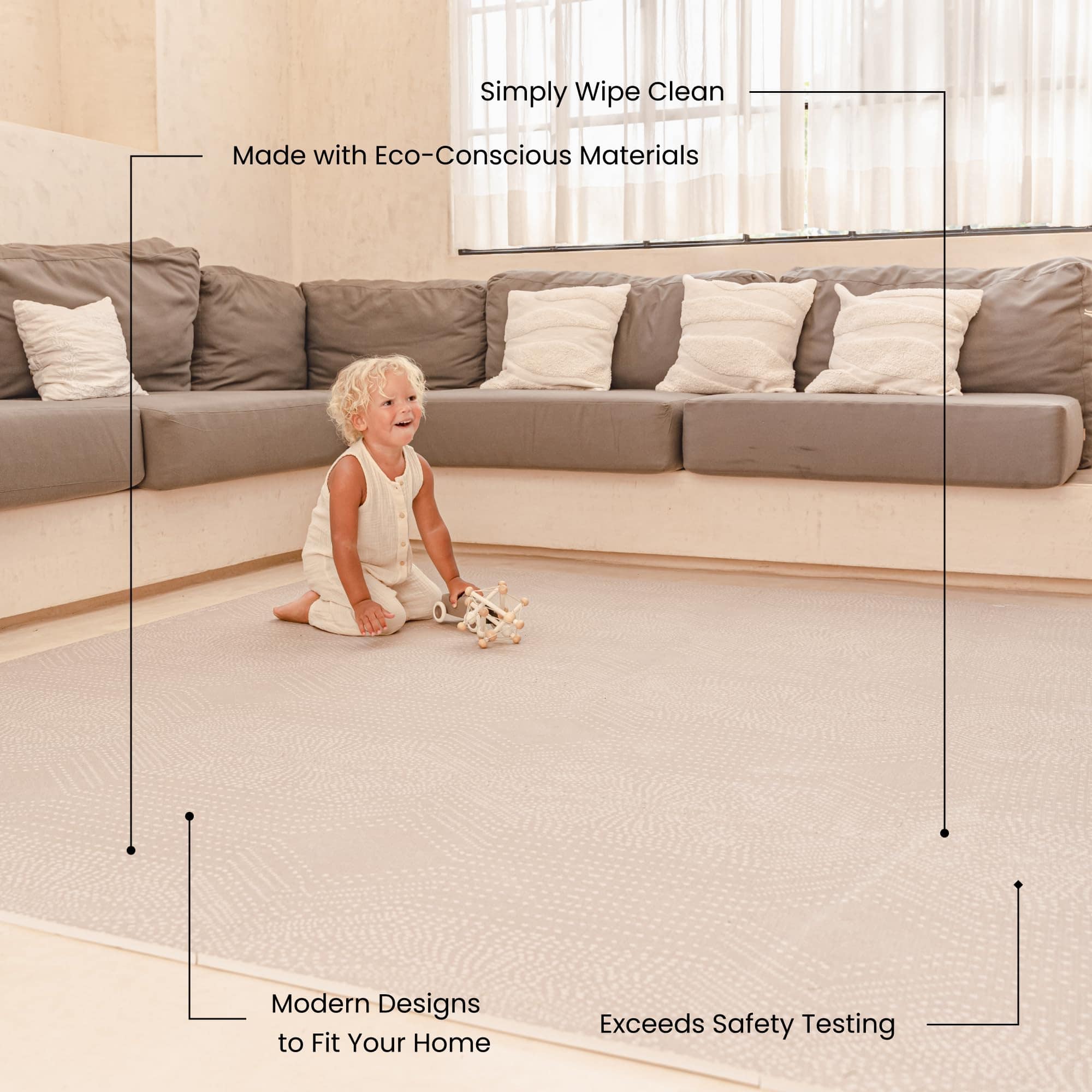 Tapete de Espuma Premium Toddlekind, 4 x 6 pies, - Imagen 5
