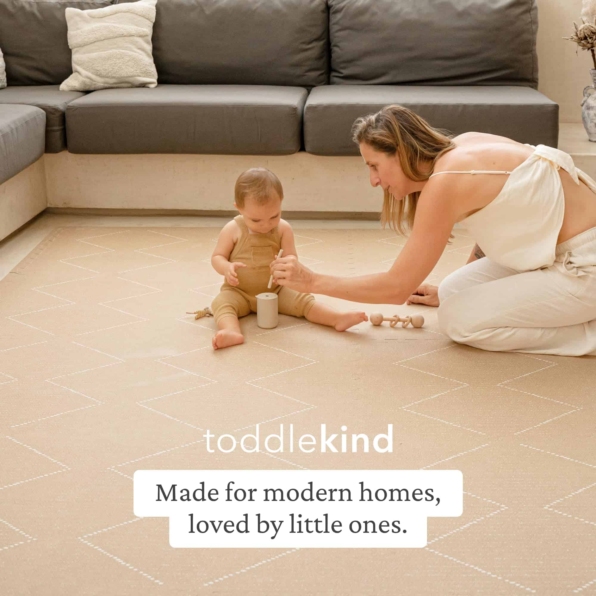 Tapete de juego Toddlekind - Tapete de espuma -Arena - Imagen 8