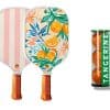 Set de Paletas de Pickleball Tangerine con -Newport & Kauai