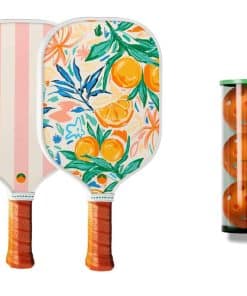 Set de Paletas de Pickleball Tangerine con -Newport & Kauai