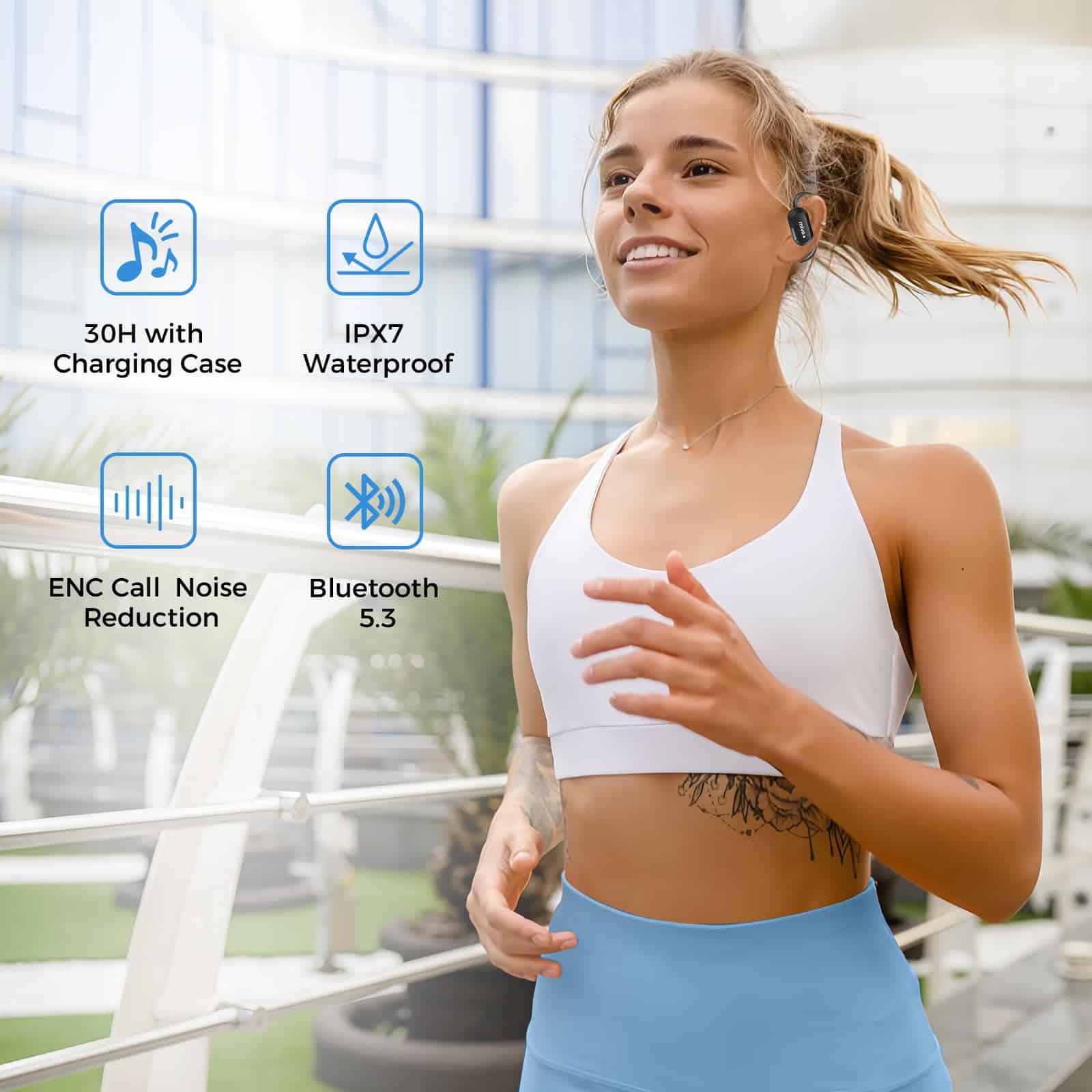 Auriculares de Oído Abierto mivo - Auriculares Inalámbricos - Imagen 5