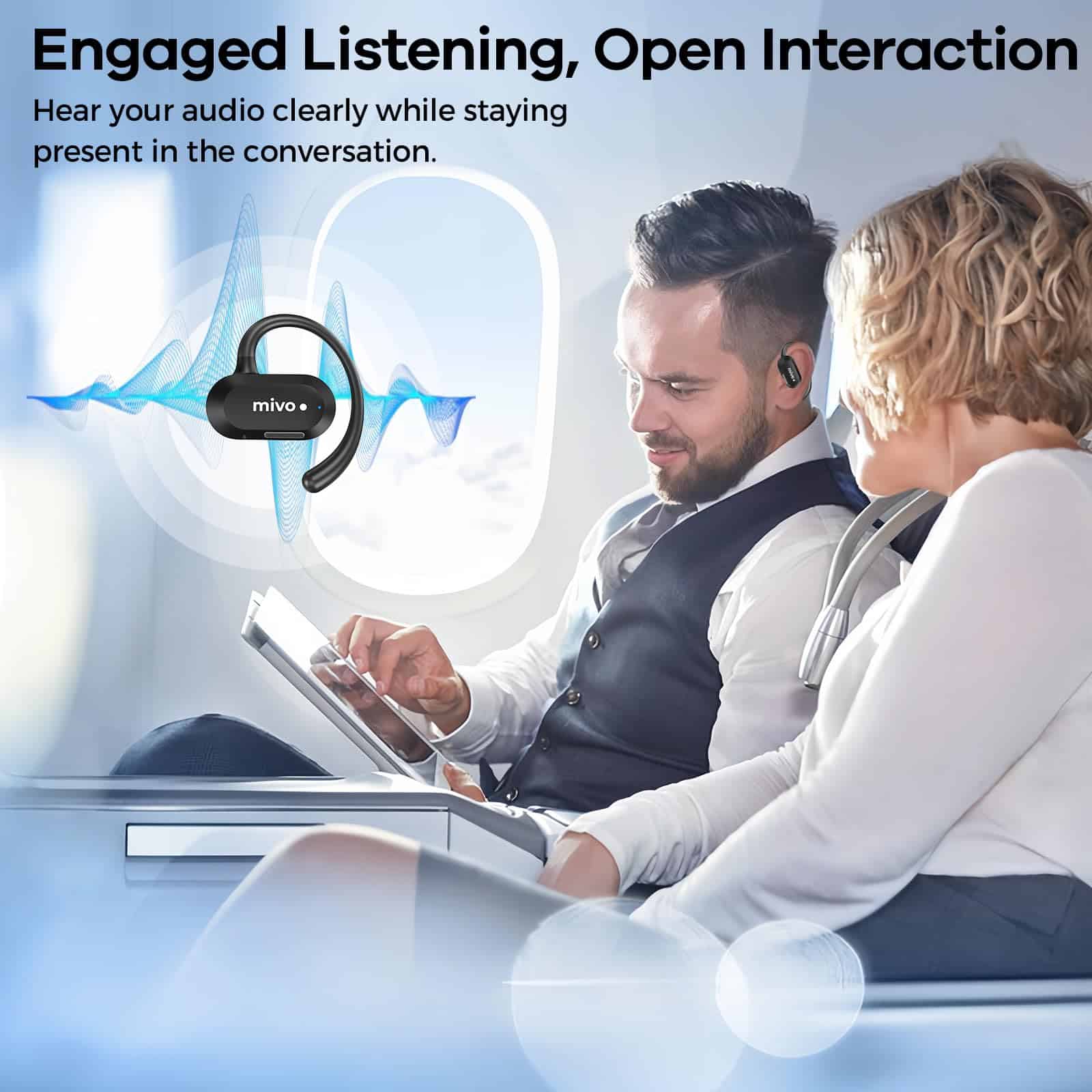 Auriculares de Oído Abierto mivo - Auriculares Inalámbricos - Imagen 6