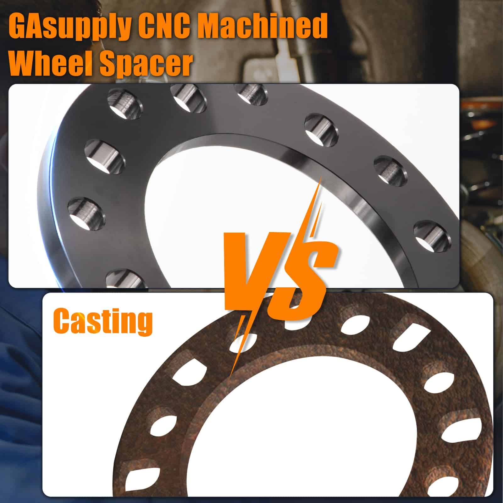 Separadores de Rueda Universal de 8 Lug de 12mm GAsupply, - Imagen 7