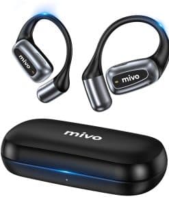 Audífonos abiertos inalámbricos mivo, con ajuste suave y