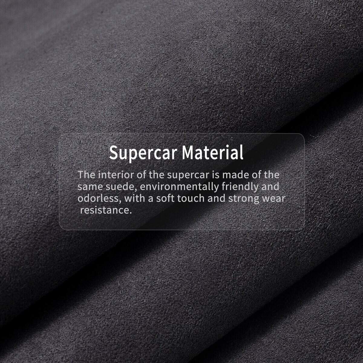 Funda para llave de coche de cuero genuino de gamuza con - Imagen 5