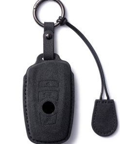 Funda de Llave de Cuero Genuino de Gamuza CDYSIKLL