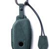 Funda de llave CDYSIKLL para BMW de ante de cuero con