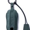 CDYSIKLL Funda de Cuero de Gamuza para Llave de Porsche con