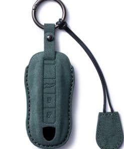 CDYSIKLL Funda de Cuero de Gamuza para Llave de Porsche con