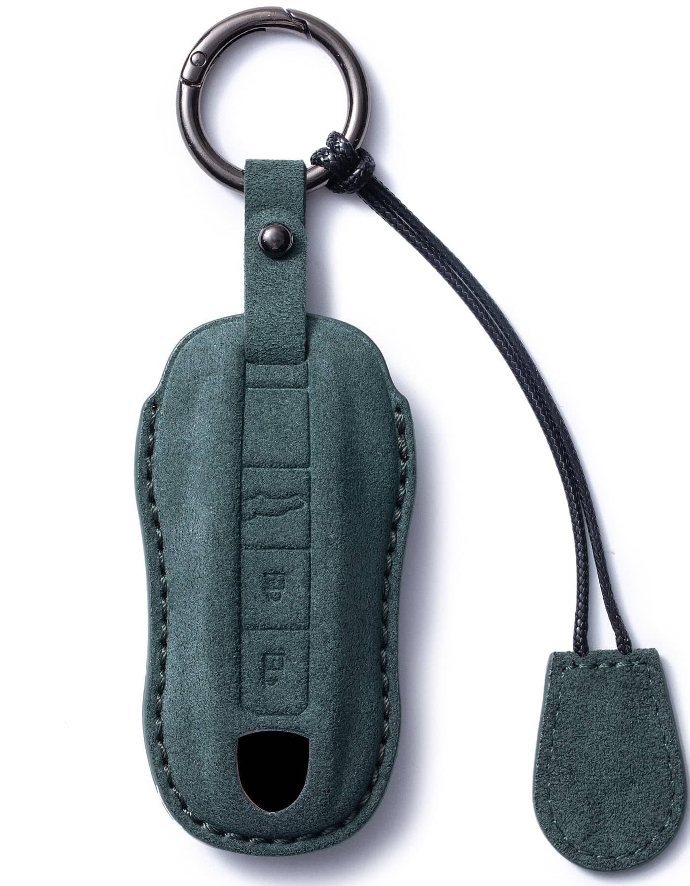 CDYSIKLL Funda de Cuero de Gamuza para Llave de Porsche con