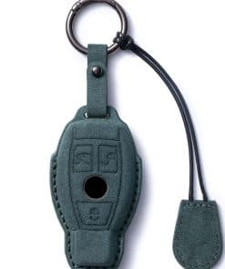 Funda de llave CDYSIKLL para Mercedes Benz de cuero genuino