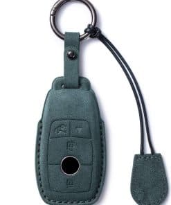 Funda de llave para Mercedes Benz en piel de gamuza con