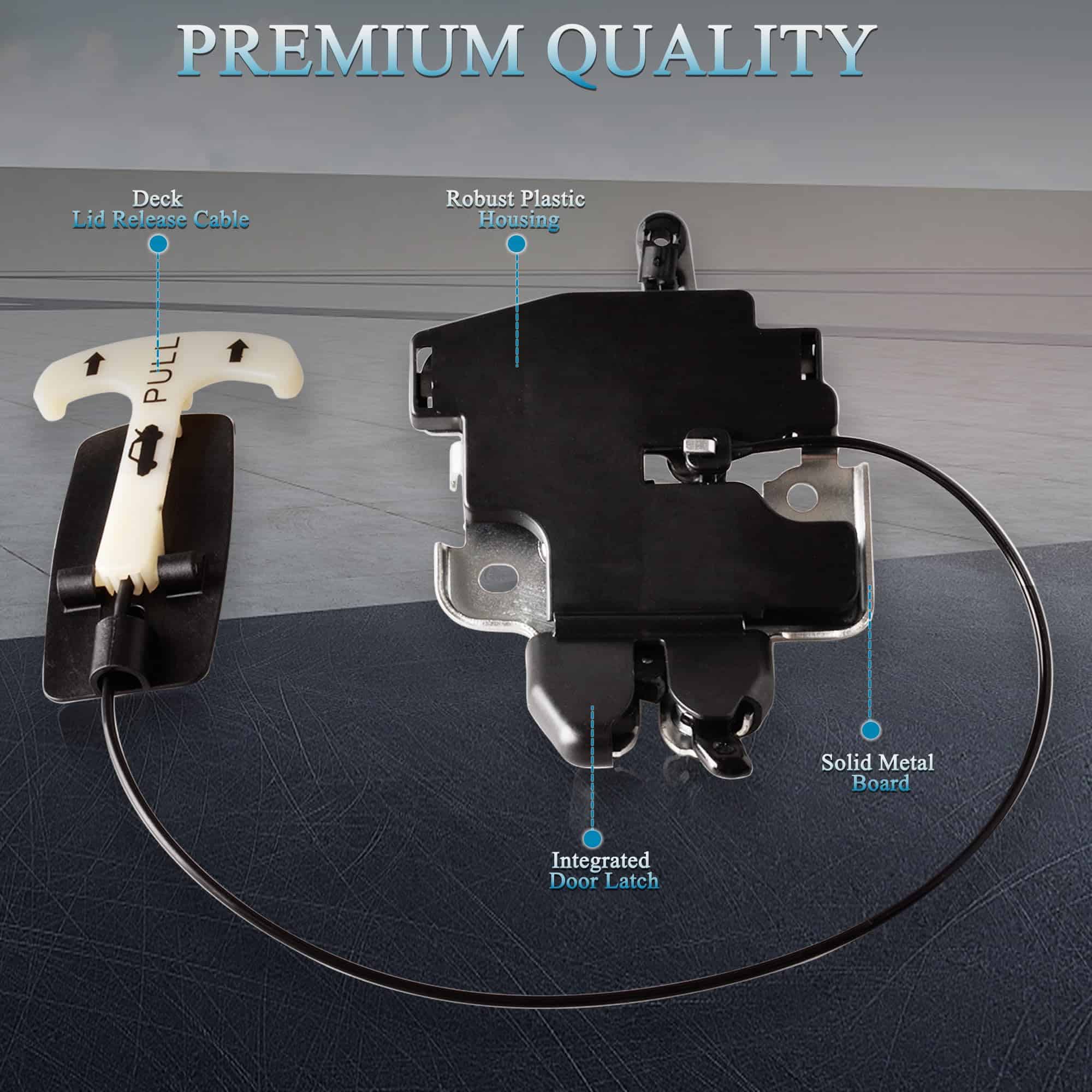 Actuador de cerradura de maletero trasero Predep compatible - Imagen 5