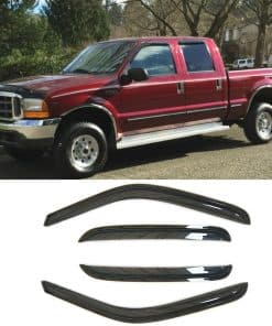 Deflector de ventana lateral Puermto 94953, conjunto de 4