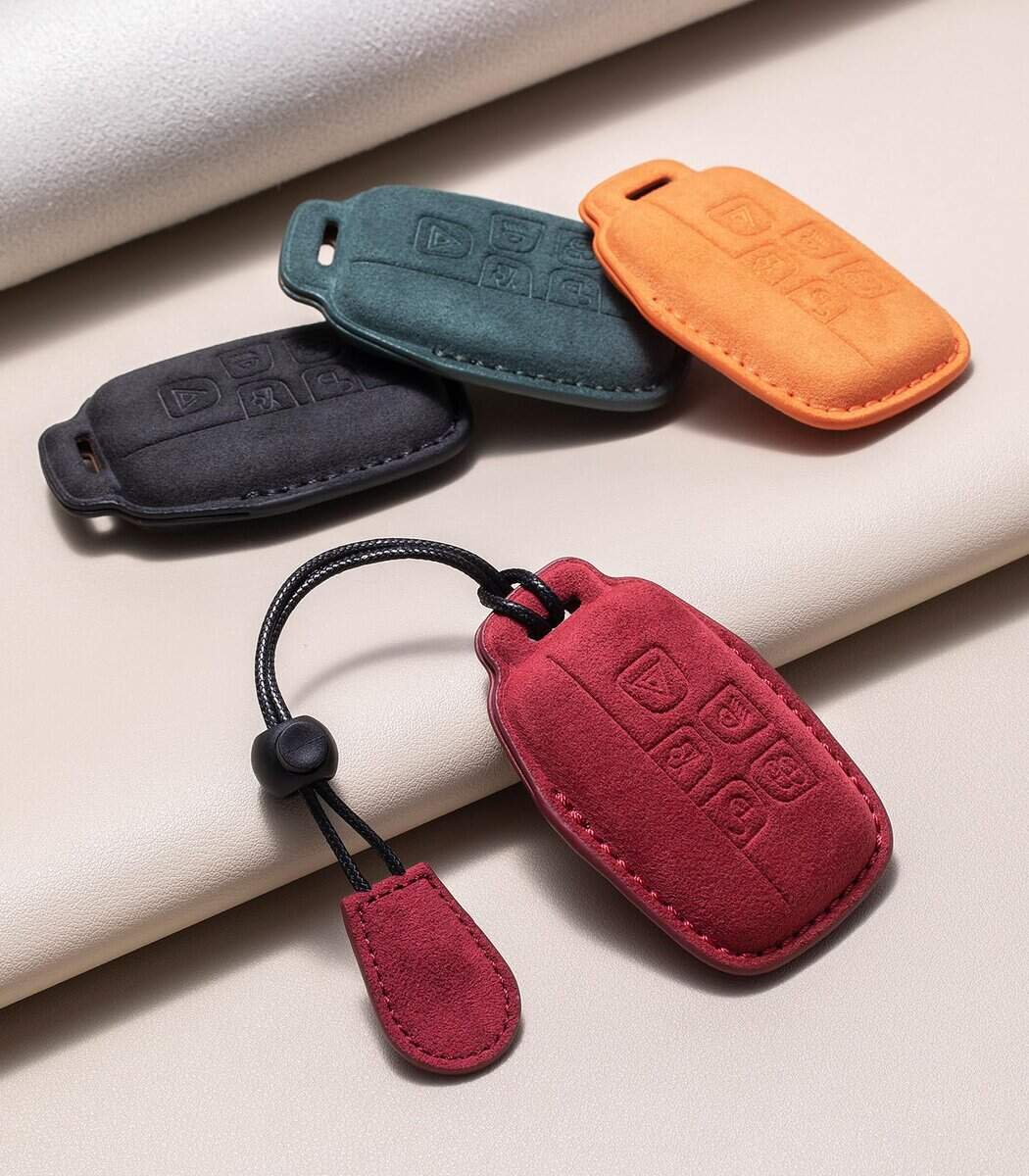 Cover de Llave de Cuero de Gamuza Adecuado para Range Rover - Imagen 3