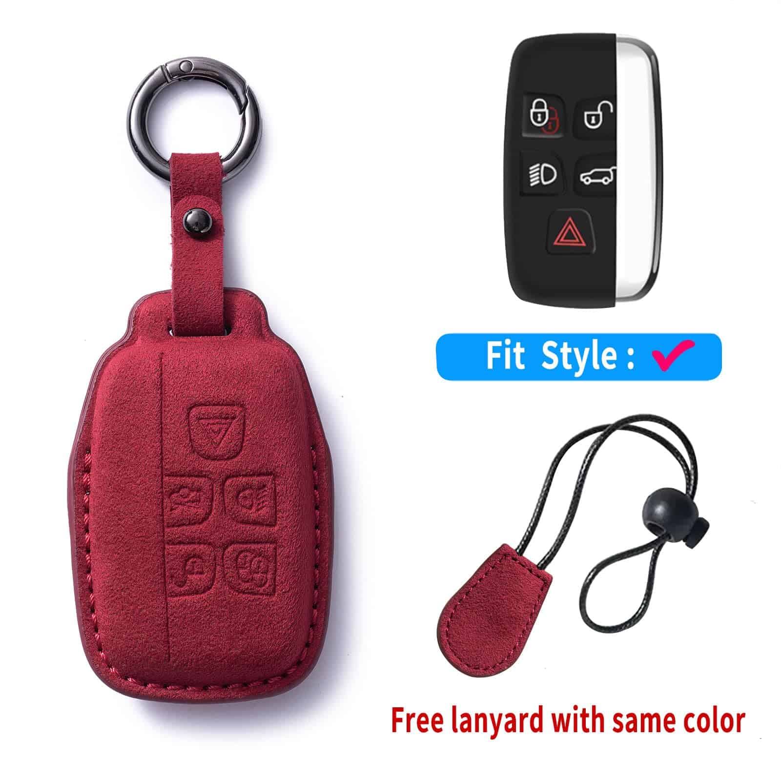 Cover de Llave de Cuero de Gamuza Adecuado para Range Rover - Imagen 6