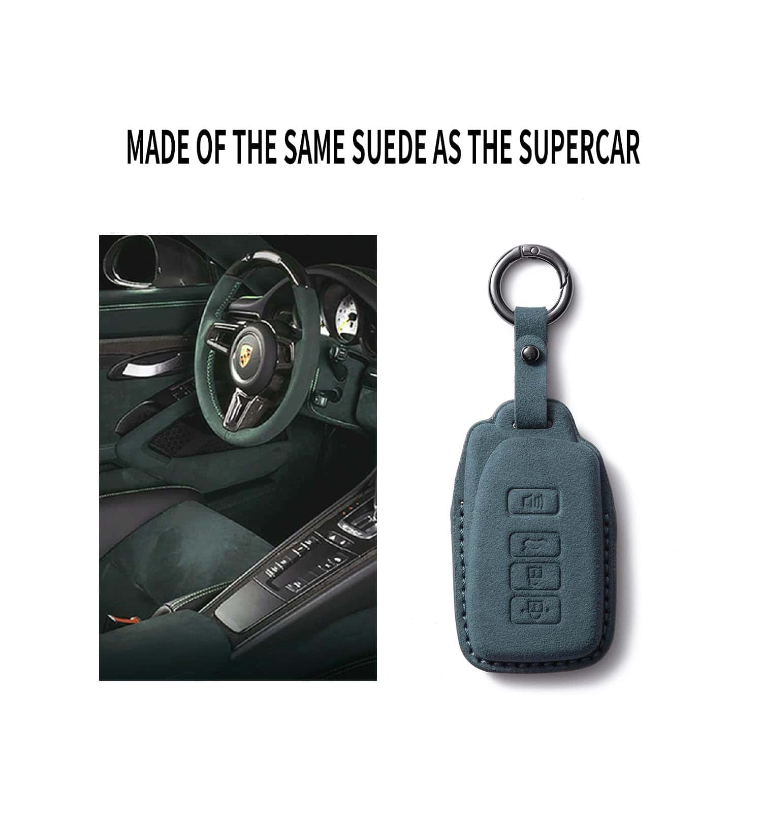 Funda de Llave GLXKITVL para Lexus de -Verde Oscuro - Imagen 4