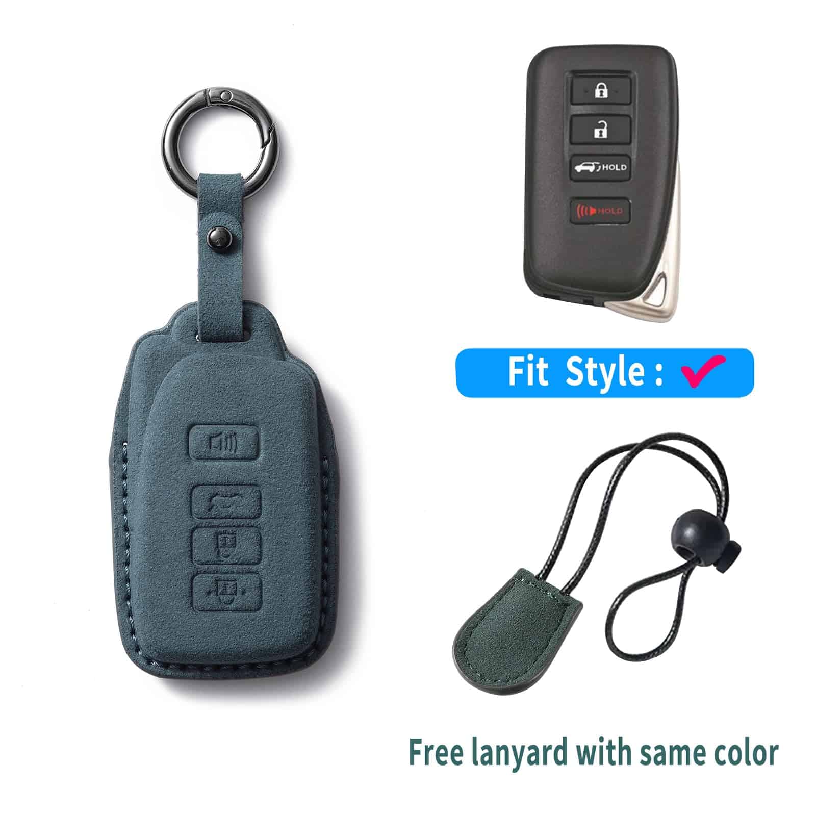 Funda de Llave GLXKITVL para Lexus de -Verde Oscuro - Imagen 6