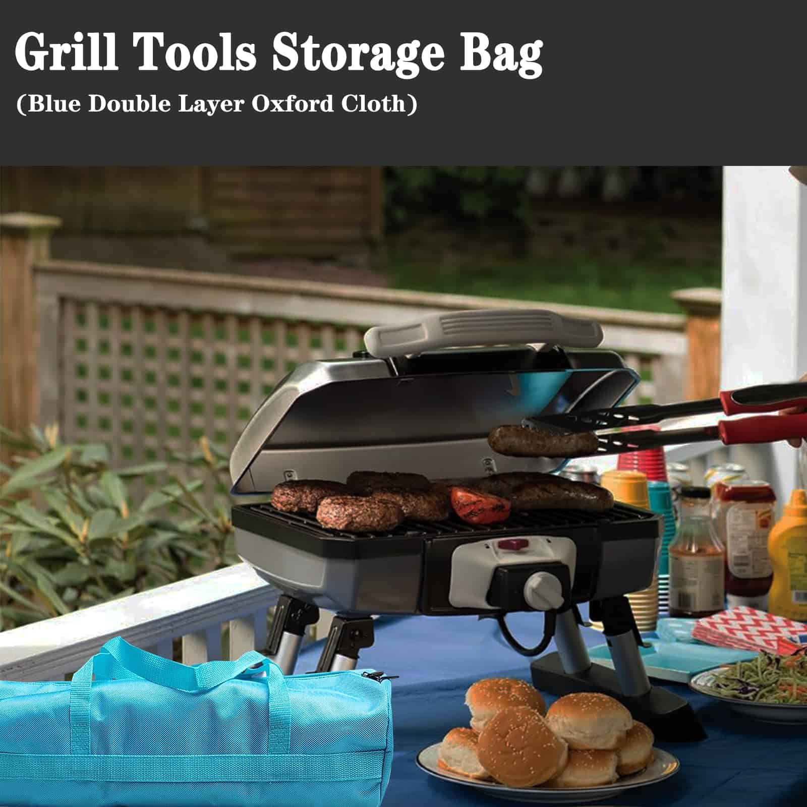 Bolsa de herramientas STEVEN-BULL para barbacoa, - Imagen 3