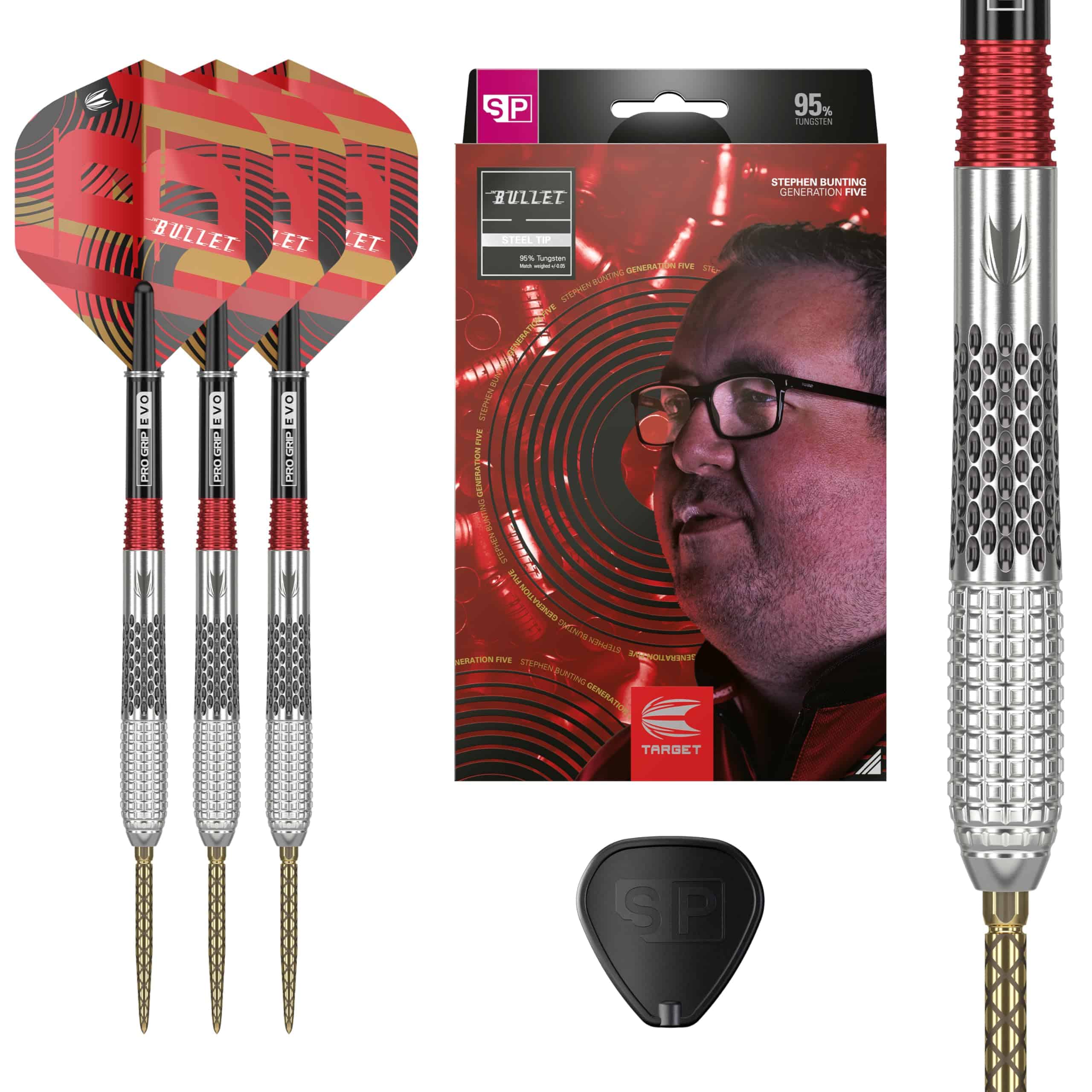 TARGET Dardos Stephen Bunting G5 95% de Tungsteno Set de