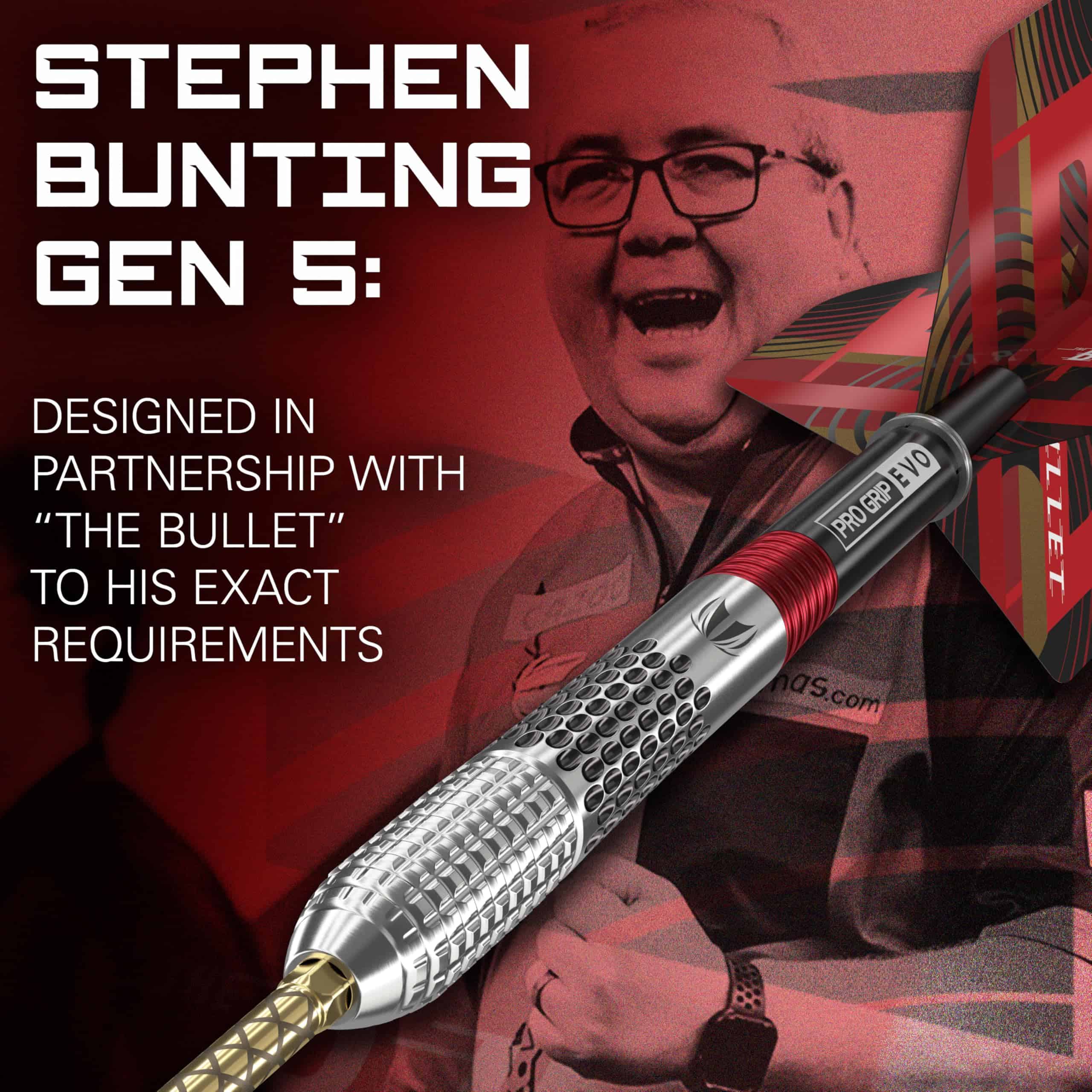 TARGET Dardos Stephen Bunting G5 95% de Tungsteno Set de - Imagen 3