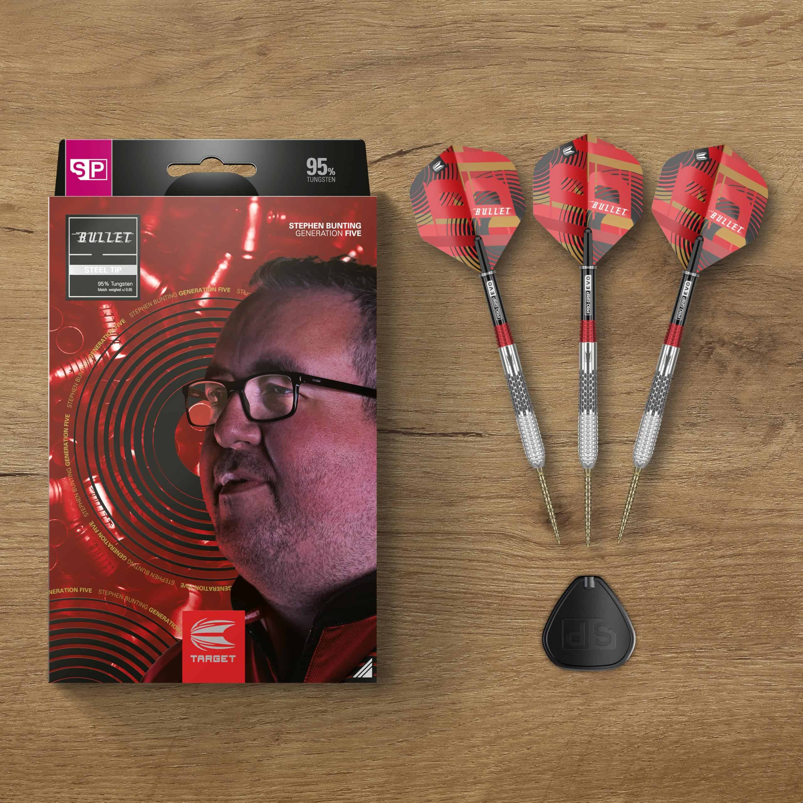 TARGET Dardos Stephen Bunting G5 95% de Tungsteno Set de - Imagen 7