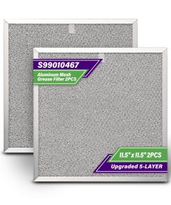 [2PCS] Filtro de Grasa de Malla de Aluminio para Campana