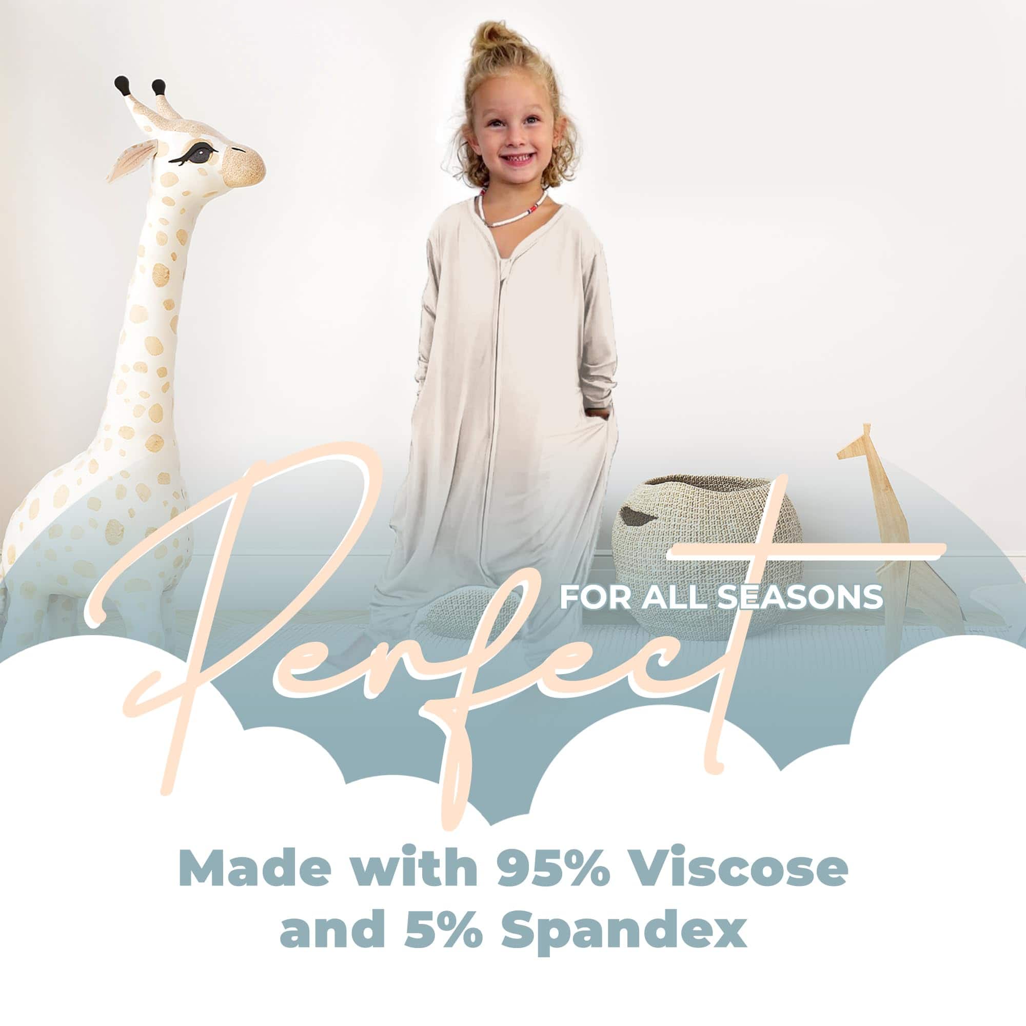 Nyte Nyte Baby- Saco de Dormir SnuggleSack 0.5 TOG, Hueso, - Imagen 5