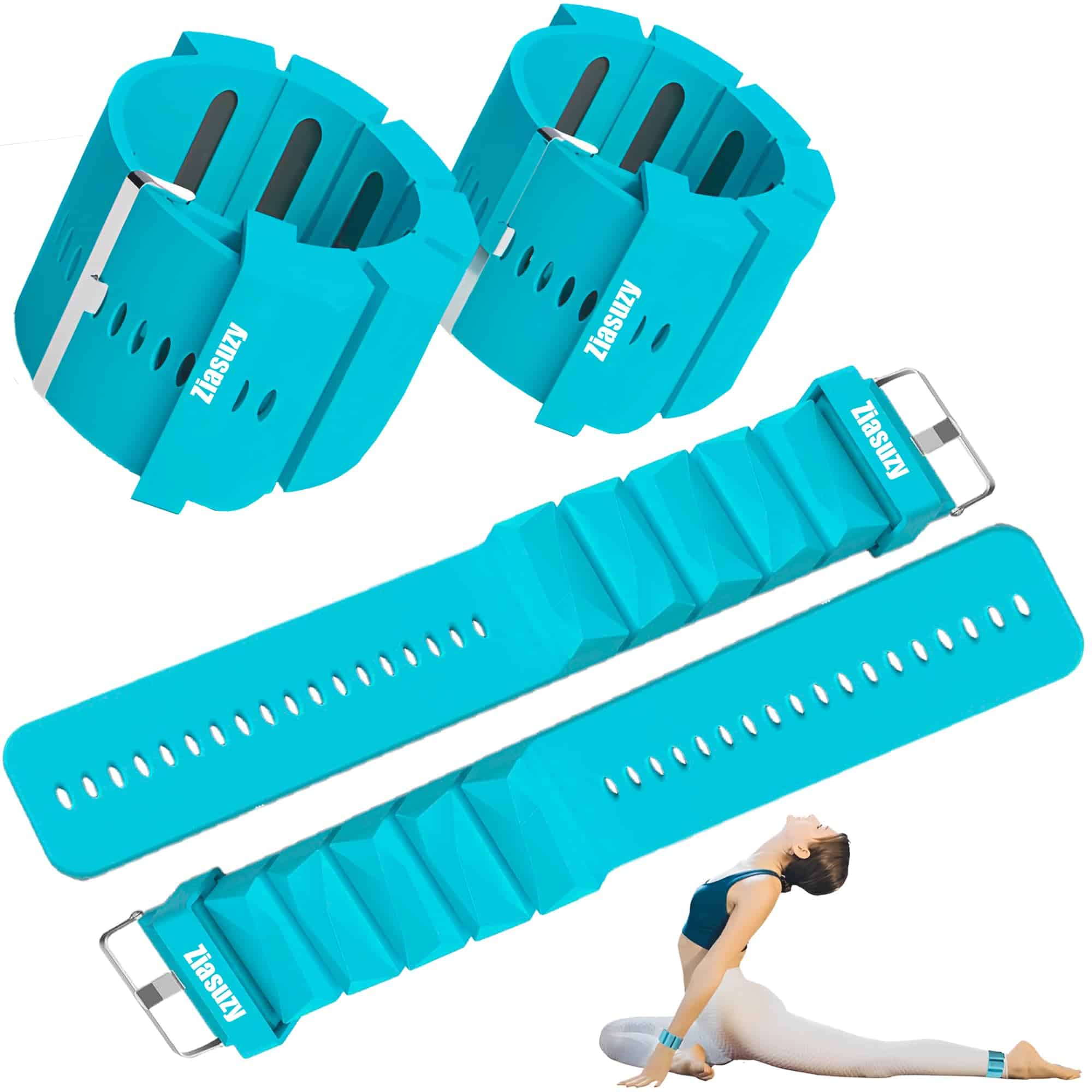 Par de Pesas Ajustables de Tobillo y Muñeca de 2 LB para