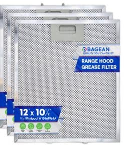Filtro de campana Bagean 12" x 10.5" W10169961A Compatible