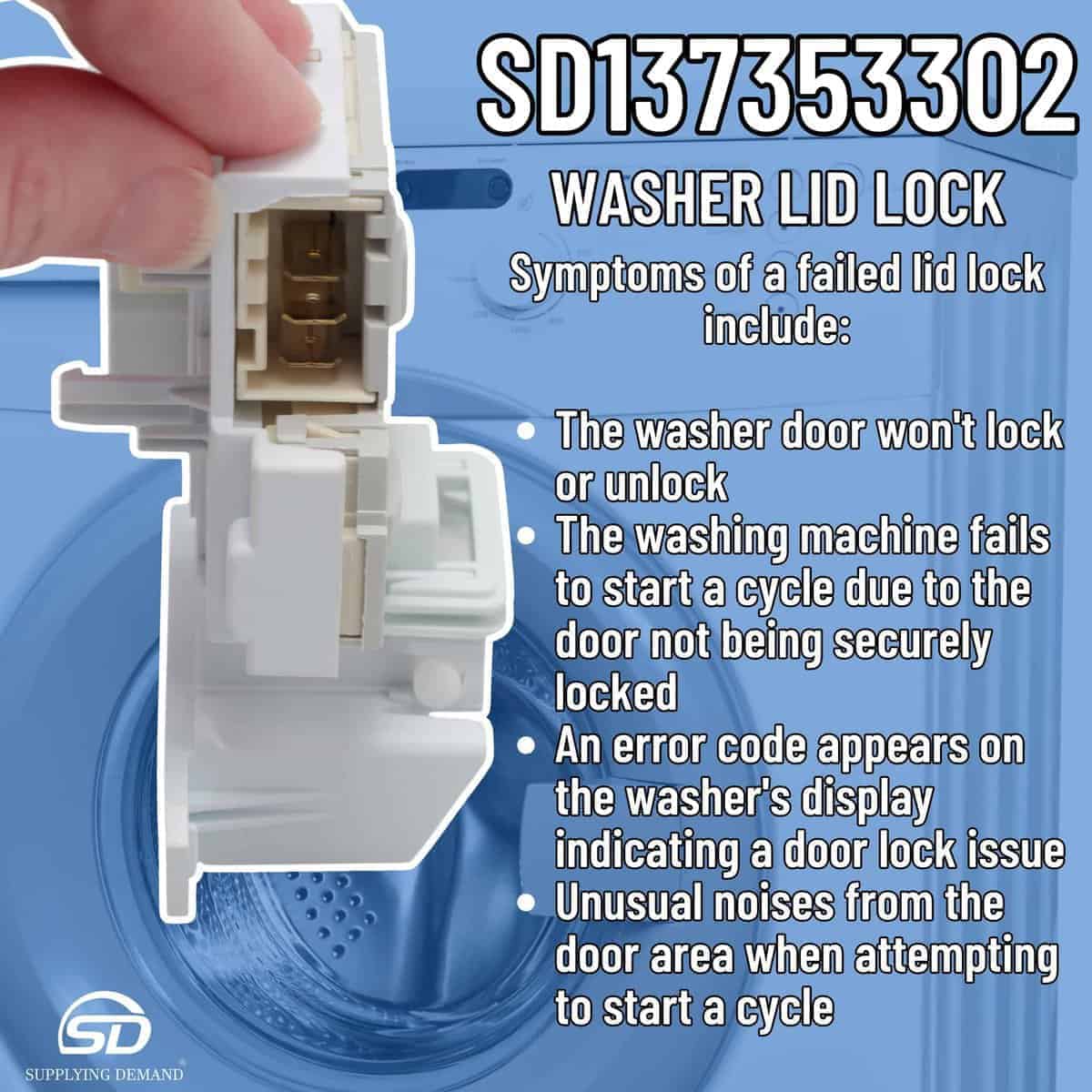 Switch de Bloqueo de Tapa de Lavadora Supplying Demand - Imagen 6