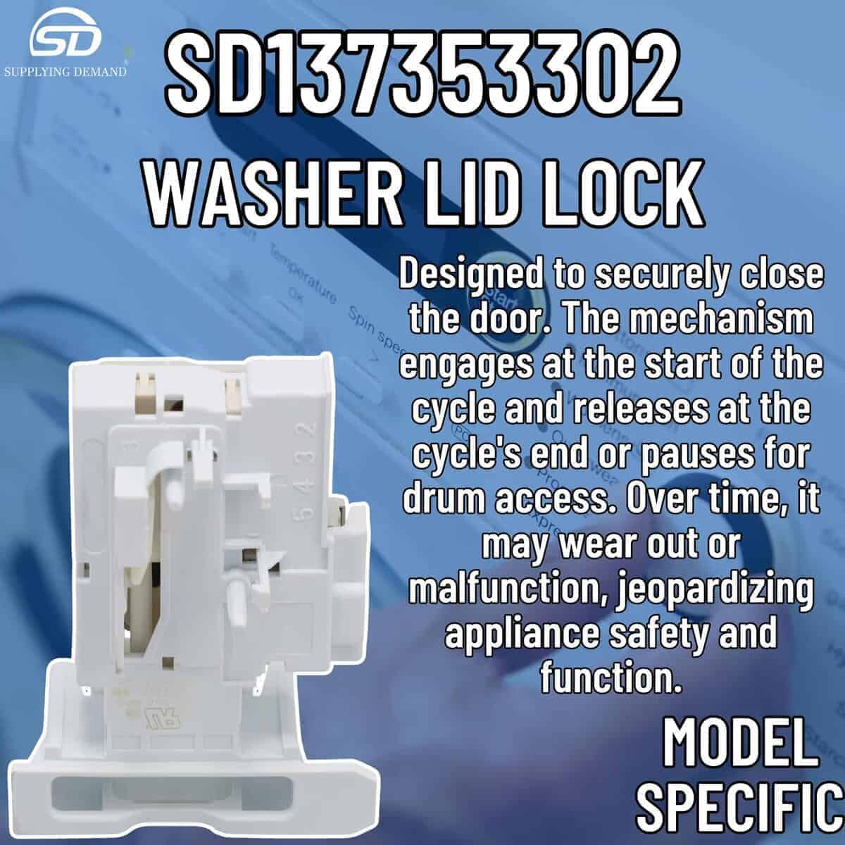 Switch de Bloqueo de Tapa de Lavadora Supplying Demand - Imagen 5