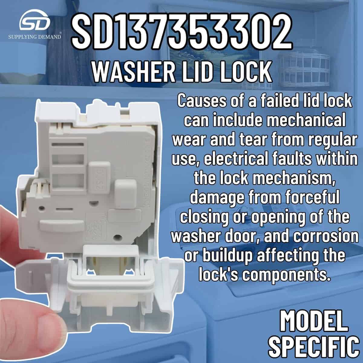 Switch de Bloqueo de Tapa de Lavadora Supplying Demand - Imagen 8