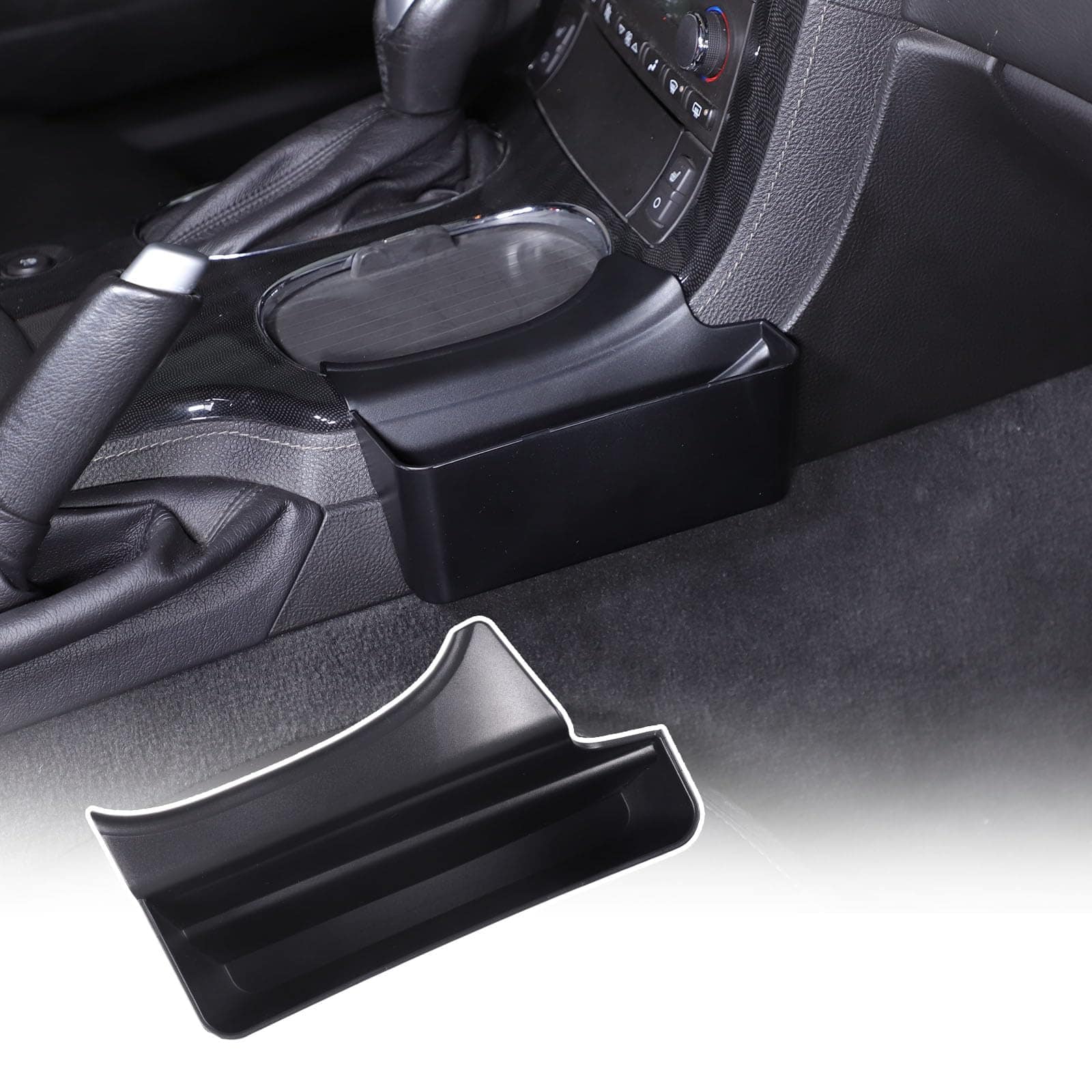 Moittellc Caja de Almacenamiento Lateral de Consola Central