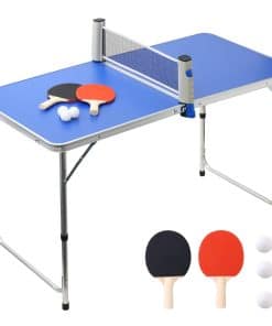 Juego de Mini Mesa de Tenis de Mesa Japard Plegable para