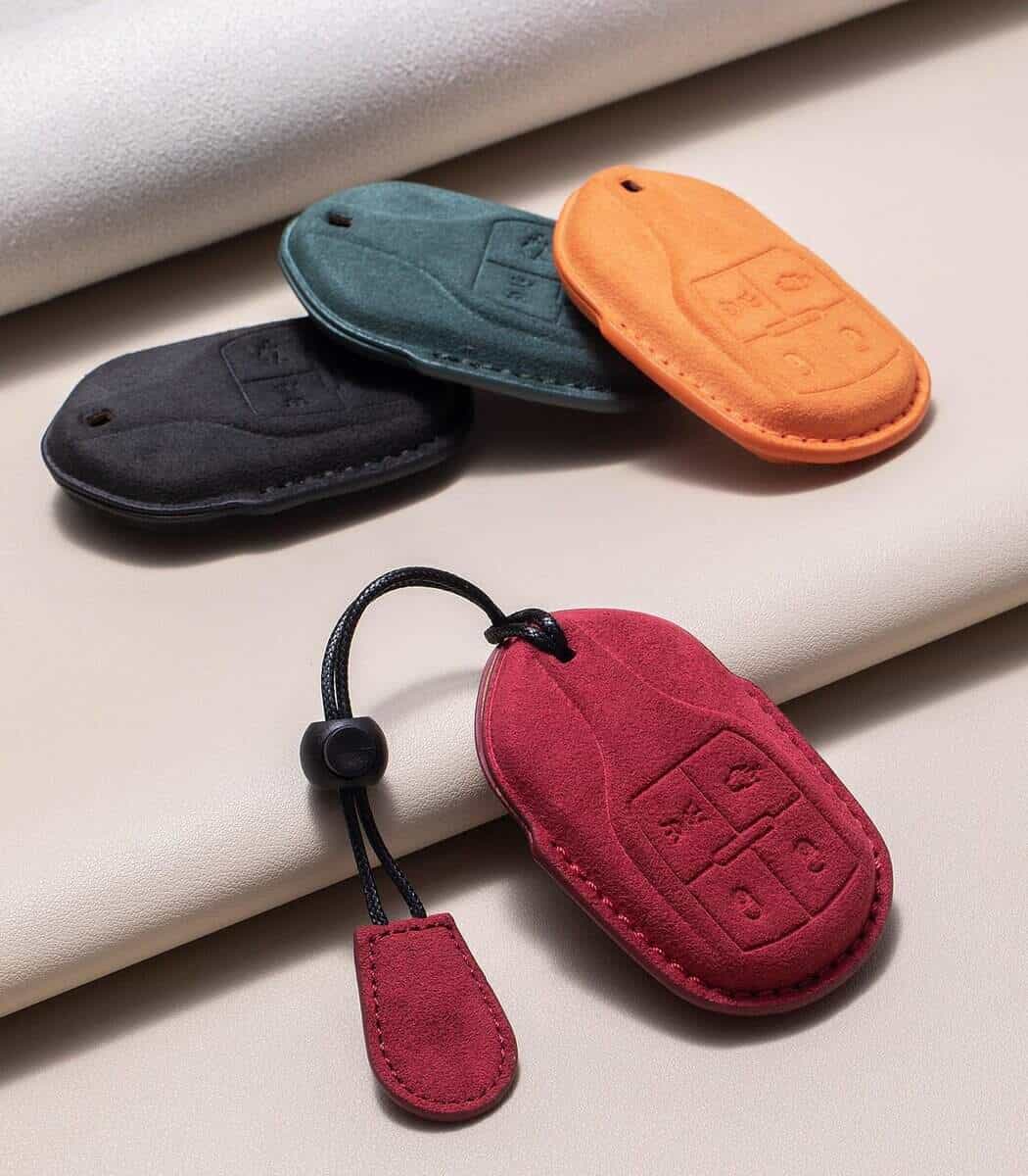 Funda de llave para Maserati GLXKITVL de piel de ante - Imagen 3