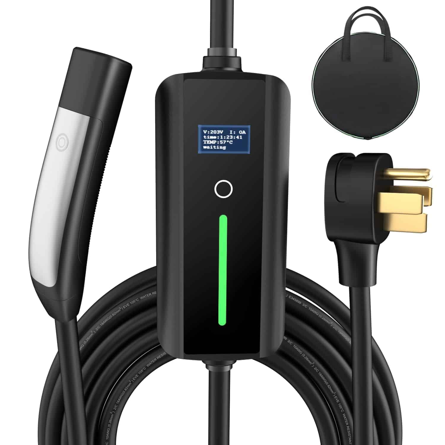 Cargador para vehículos eléctricos Aiskooc 32A Level 2,