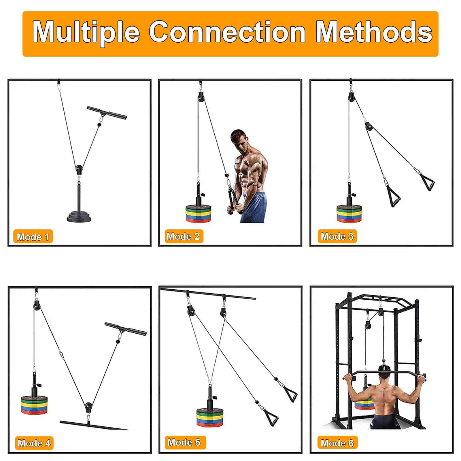 WRFDEC 98.4Ft Cable de Reemplazo para Máquina de Poleas de - Imagen 6