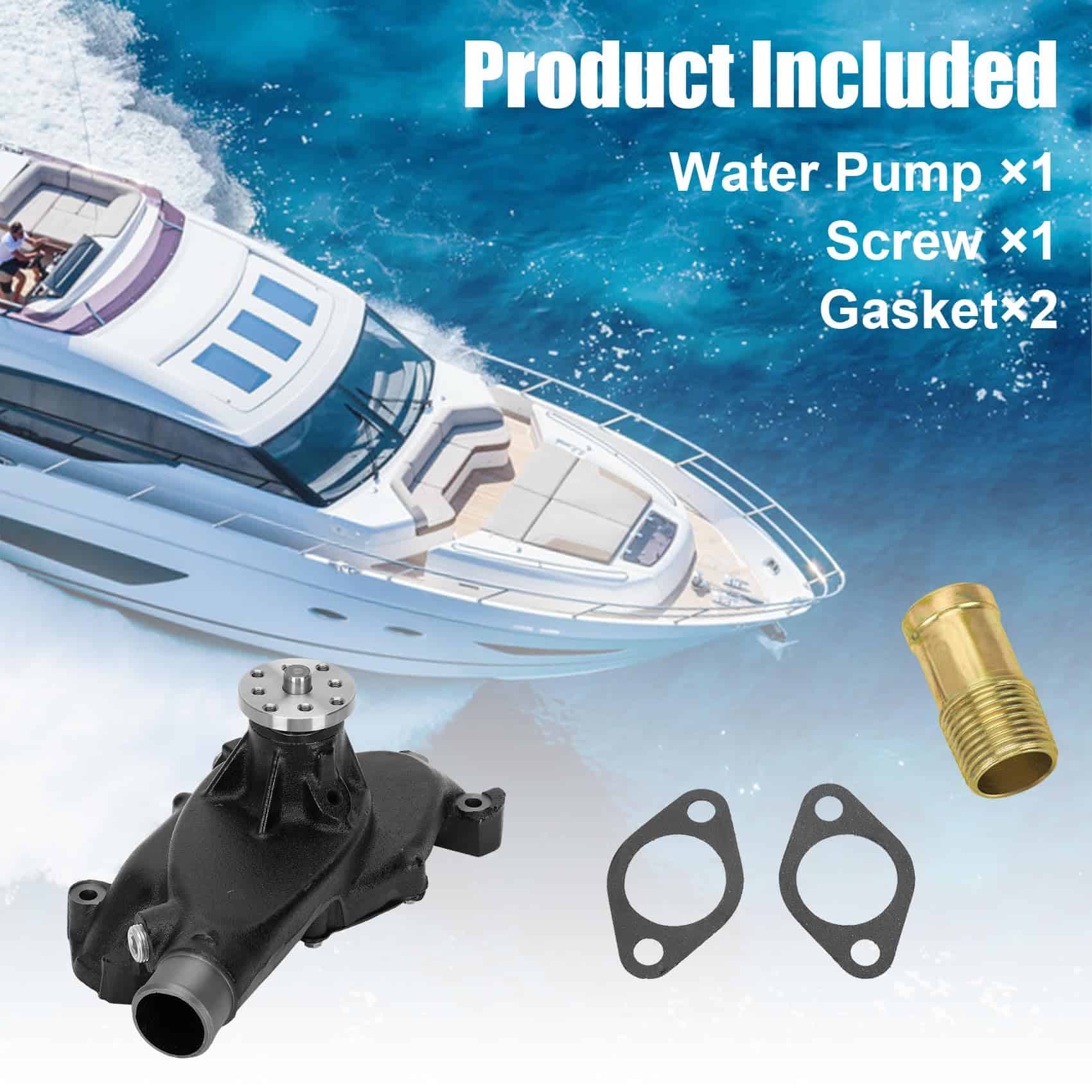 Bomba de Agua Marina Nueva Para Motor GM 7.4L (454) o 8.2 - Imagen 8