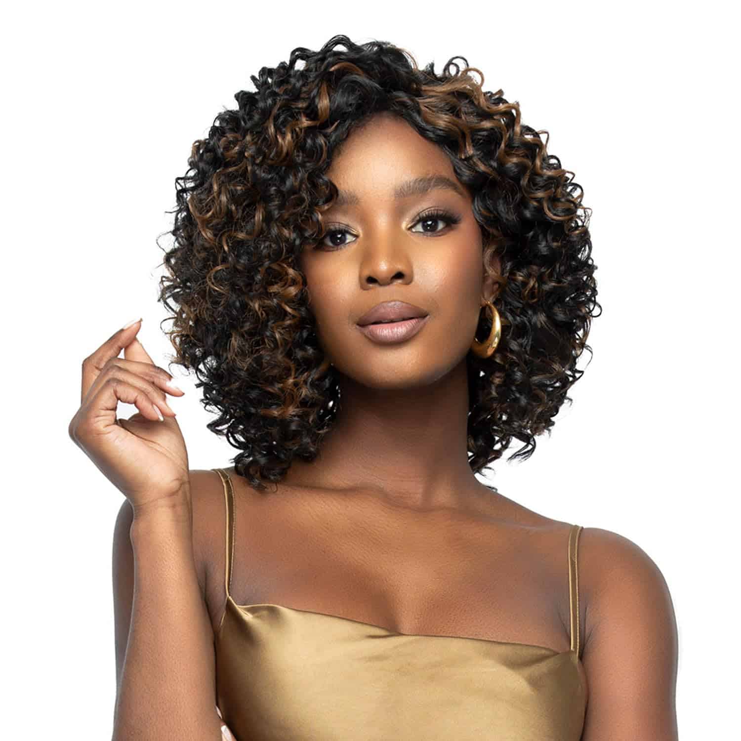 Peluca Frontal de Encaje Indetectable HD de BOBBI BOSS Sin