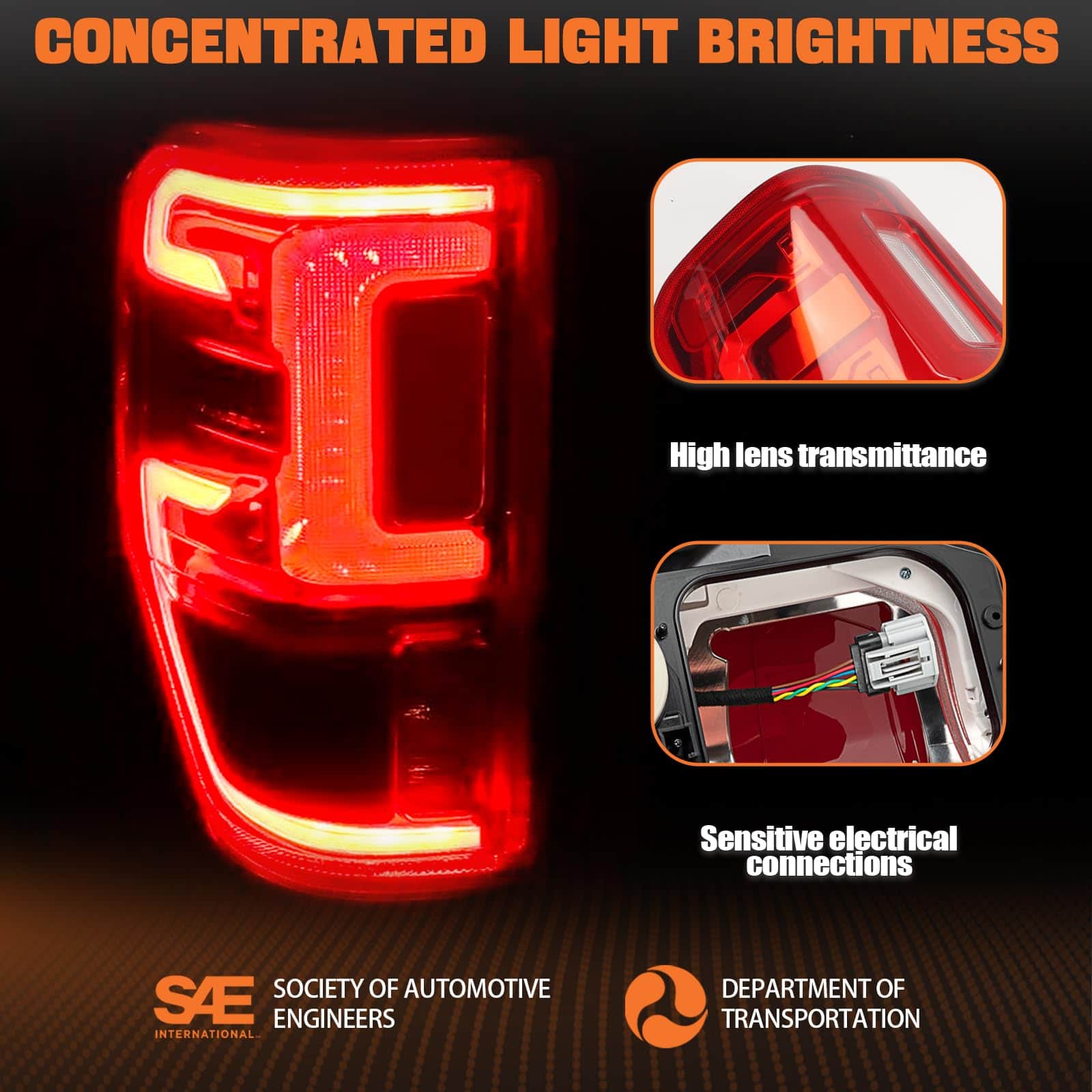 Faros traseros Autoverve para Ford Ranger 2019 2020 2021 - Imagen 4