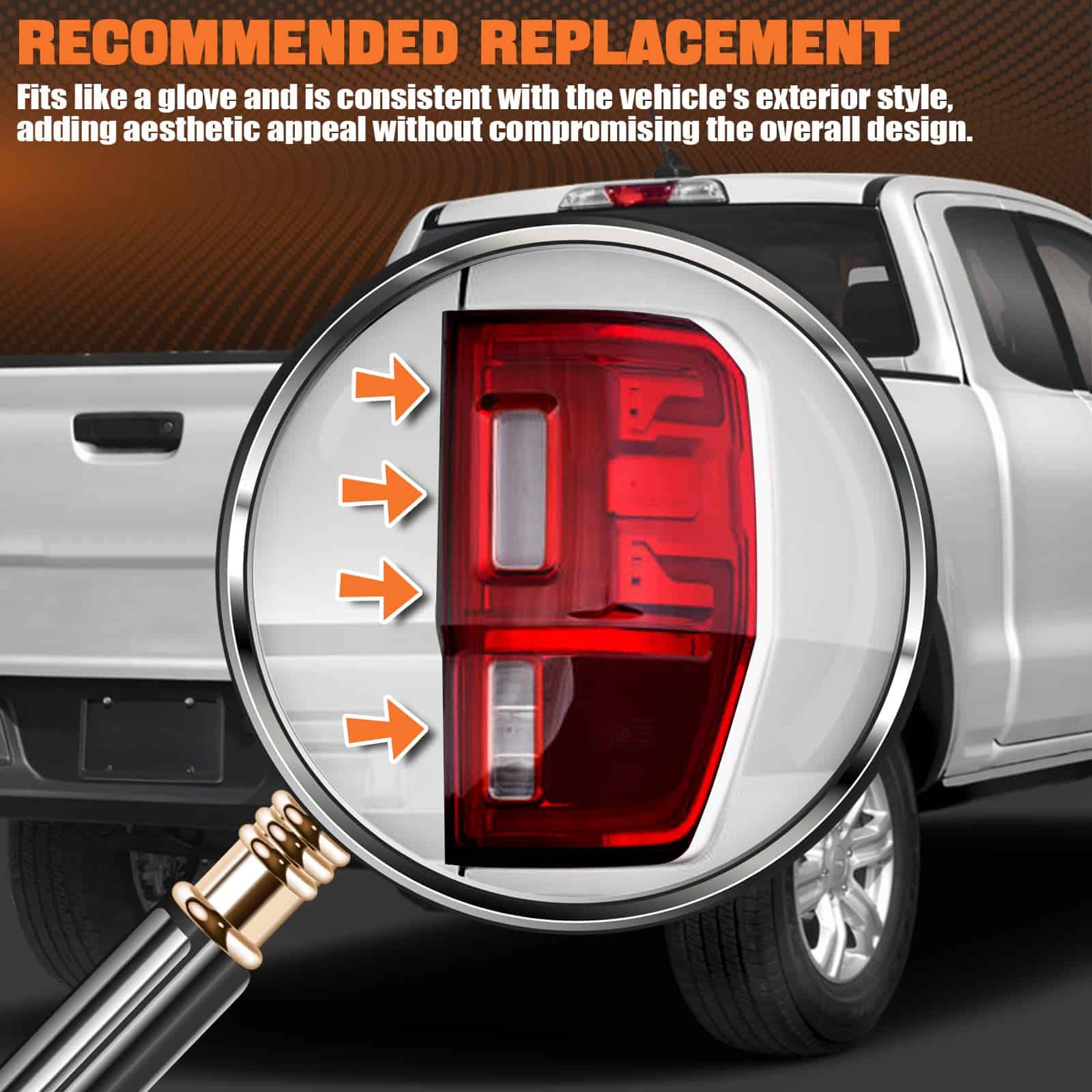 Faro Trasero LED para Ford Ranger 2019 2020 2021 2022 2023 - Imagen 6