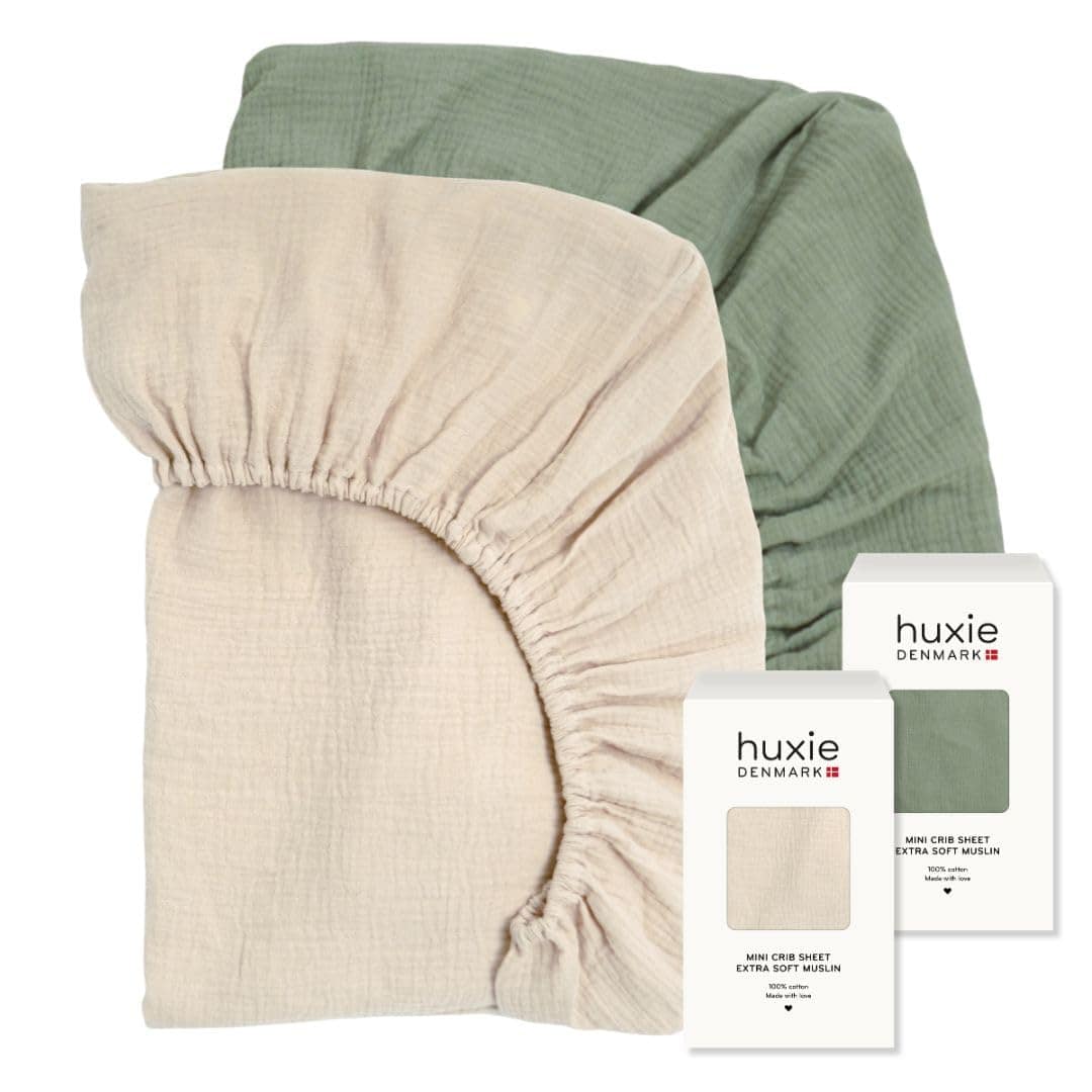 Sábanas de Cuna Mini - Bebé Niño y Bebé Niña - Sábanas de