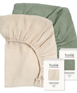 Sábanas de Cuna - Sábana Ajustable de -Fog/Roman Green