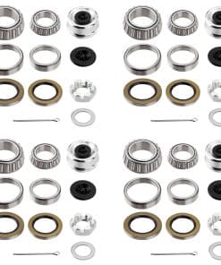 Racewill 4 Sets Trailer Hub Wheel Bearing Kit - Inner