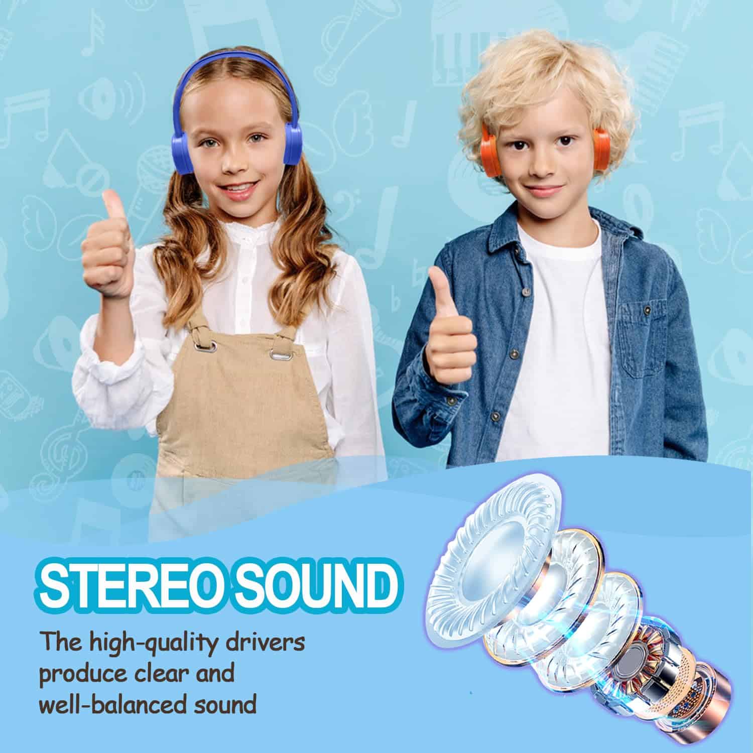 Ladont 25 Pack Auriculares de Aula para Niños Granel para - Imagen 7