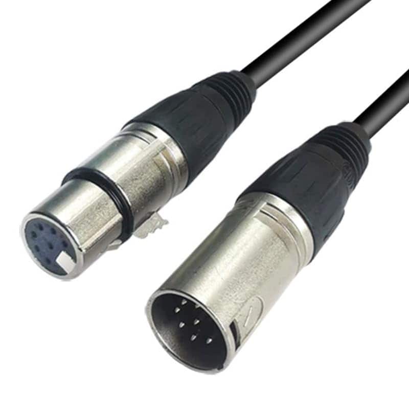 Cable de Conector XLR de 7 Pines Socoje, Cable de Micrófono