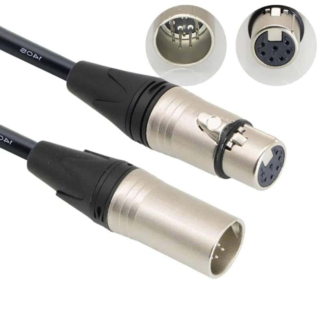 Cable de Conector XLR de 7 Pines Socoje, Cable de Micrófono - Imagen 3